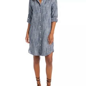 Karen Kane Linen Black and White Dress size S NWT